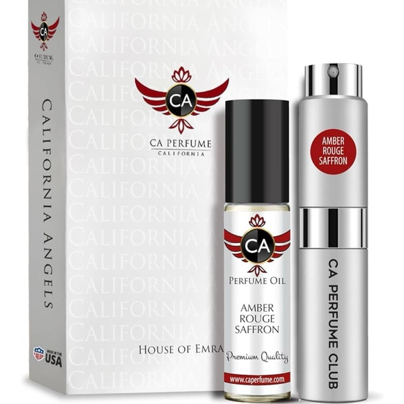 ca perfumes Other - Amber Rouge Saffron Duo Set Fragrance Oil and Perfume Spray Bundle